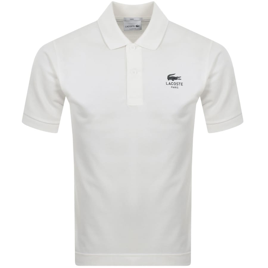 Lacoste Logo Polo T Shirt White | Mainline Menswear United Lacoste Logo Polo T Shirt White | Mainline Menswear United
